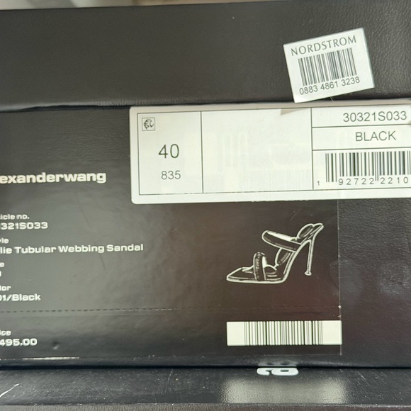 Alexander Wang Black Tubular Sandals - Picture 4 of 4